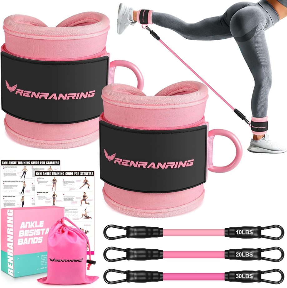 Ankle Resistance Bands with Cuffs