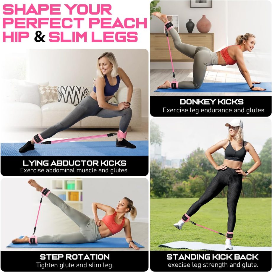 Ankle Resistance Bands with Cuffs
