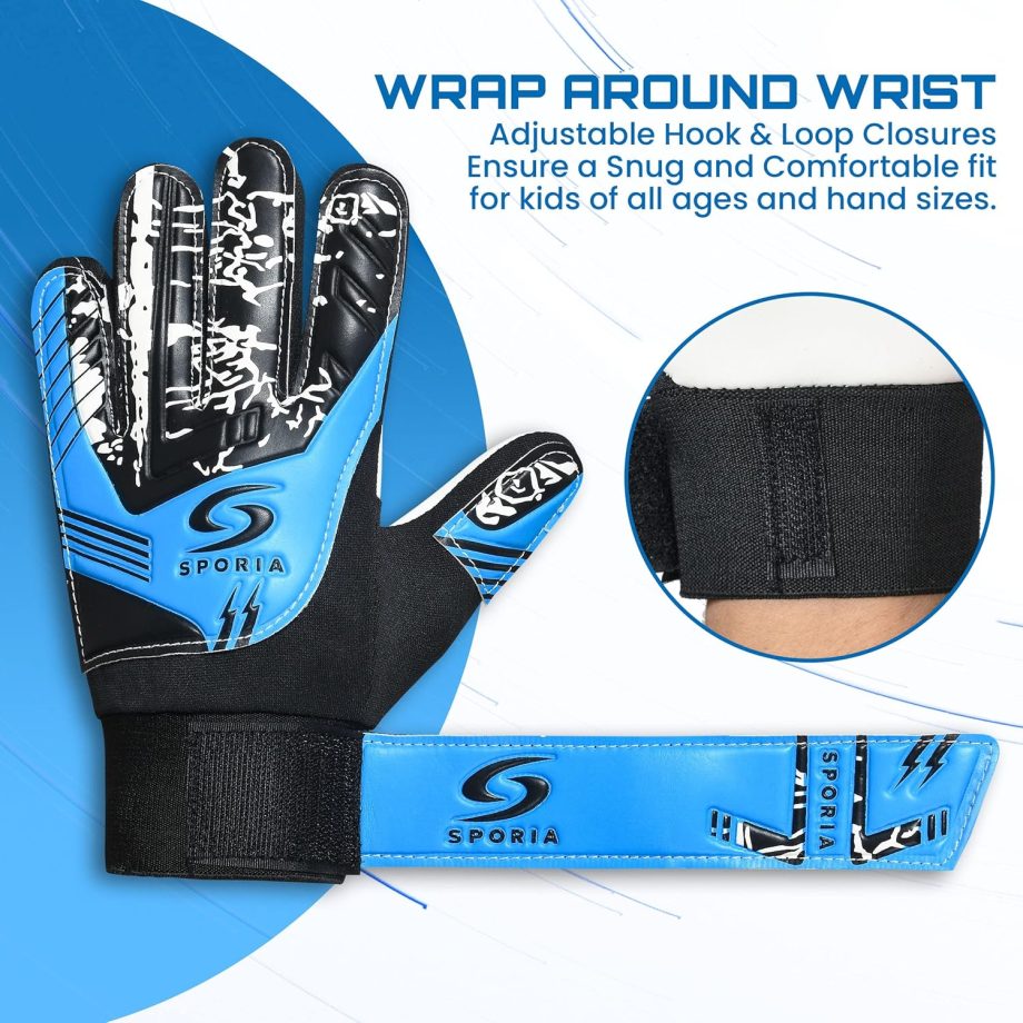 SPORIA Soccer Goalie Gloves Youth